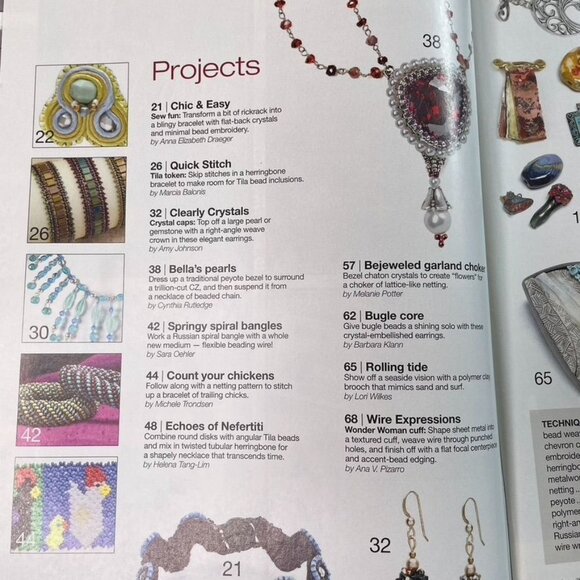 Bead & Button Magazine Jewelry Crafting Book u June 2012 Issue 109 - Picture 4 of 8